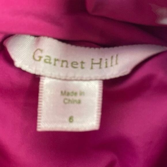 Garnet Hill Women’s Pink Down Filled Long Coat Size-6 - Picture 2 of 4